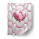 Corazón Rosa de Piel Sobre Piel Rosa Claro - DeLaVegaGaming | Cuadro decorativo de Canvas Lab