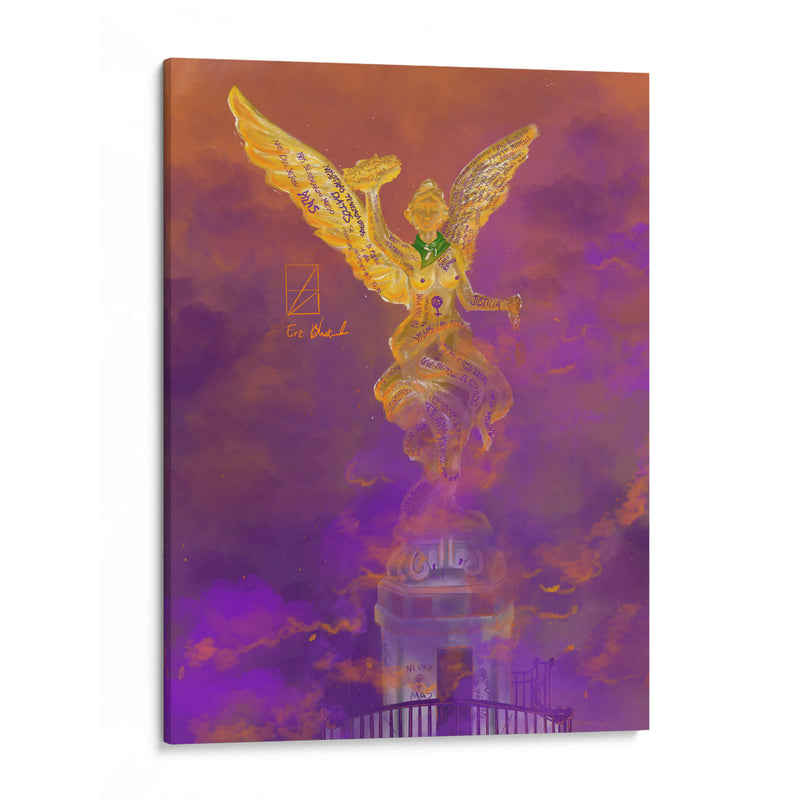 Revolución Morada - Erz Blackwood | Cuadro decorativo de Canvas Lab