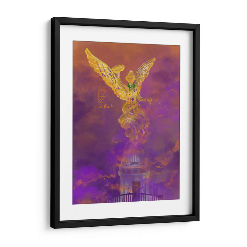 Revolución Morada - Erz Blackwood | Cuadro decorativo de Canvas Lab