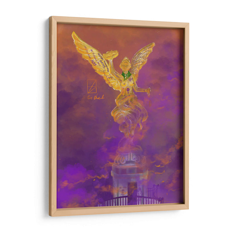 Revolución Morada - Erz Blackwood | Cuadro decorativo de Canvas Lab