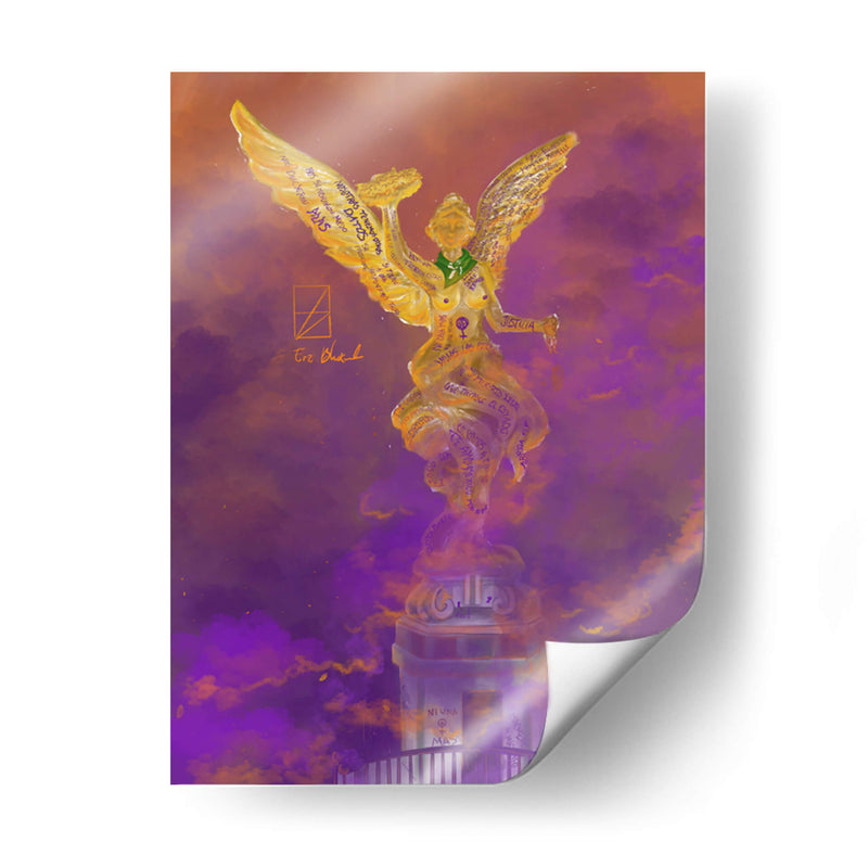 Revolución Morada - Erz Blackwood | Cuadro decorativo de Canvas Lab