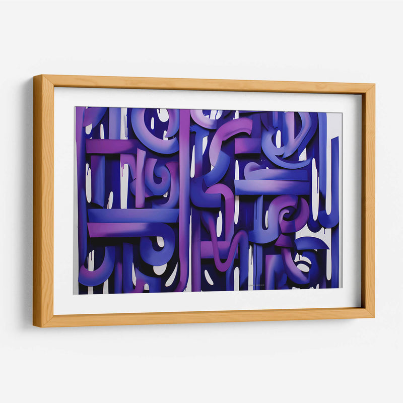 Abstracto En Morado - Mauricio Cono | Cuadro decorativo de Canvas Lab