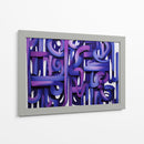 Abstracto En Morado - Mauricio Cono | Cuadro decorativo de Canvas Lab