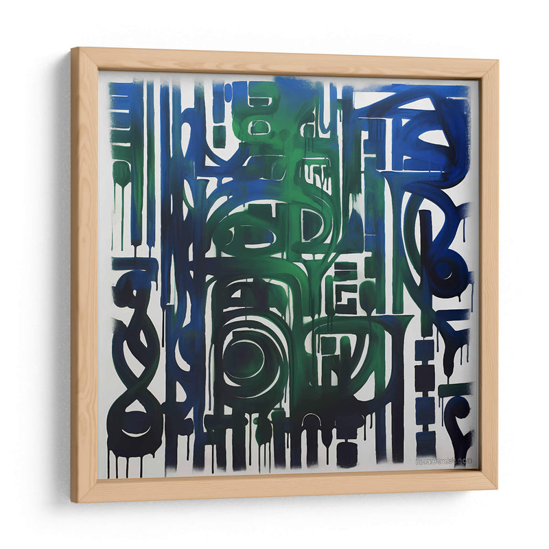 Abstracto En Azules - Mauricio Cono | Cuadro decorativo de Canvas Lab