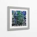 Abstracto En Azules - Mauricio Cono | Cuadro decorativo de Canvas Lab
