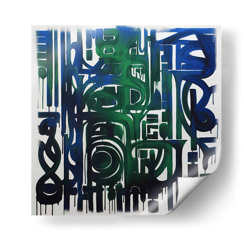 Abstracto En Azules - Mauricio Cono | Cuadro decorativo de Canvas Lab