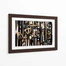 Negro Y Dorado - Mauricio Cono | Cuadro decorativo de Canvas Lab