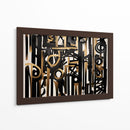 Negro Y Dorado - Mauricio Cono | Cuadro decorativo de Canvas Lab