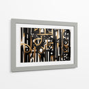 Negro Y Dorado - Mauricio Cono | Cuadro decorativo de Canvas Lab