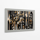 Negro Y Dorado - Mauricio Cono | Cuadro decorativo de Canvas Lab