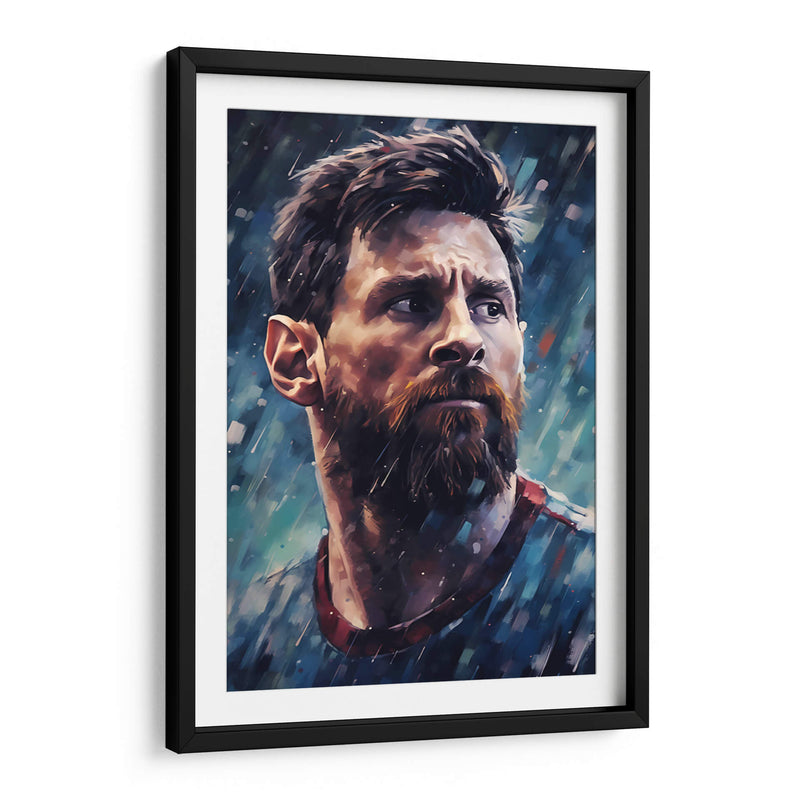 Retrato De Messi - Icon Hunter | Cuadro decorativo de Canvas Lab