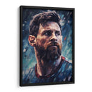 Retrato De Messi - Icon Hunter | Cuadro decorativo de Canvas Lab