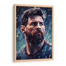Retrato De Messi - Icon Hunter | Cuadro decorativo de Canvas Lab