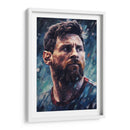 Retrato De Messi - Icon Hunter | Cuadro decorativo de Canvas Lab