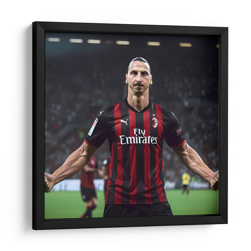 Zlatan Del Milan - Icon Hunter | Cuadro decorativo de Canvas Lab