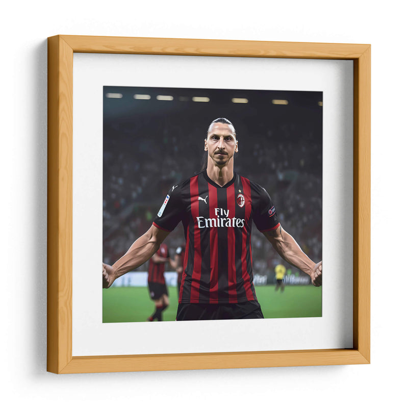 Zlatan Del Milan - Icon Hunter | Cuadro decorativo de Canvas Lab