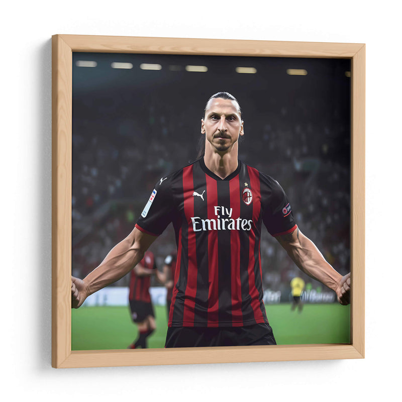 Zlatan Del Milan - Icon Hunter | Cuadro decorativo de Canvas Lab