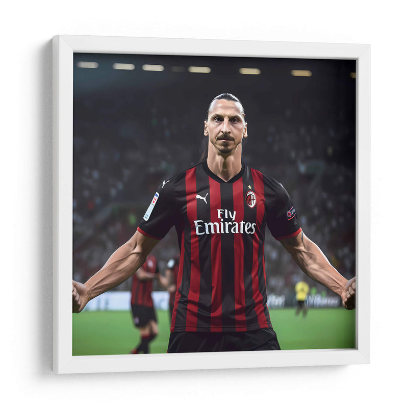 Zlatan Del Milan - Icon Hunter | Cuadro decorativo de Canvas Lab