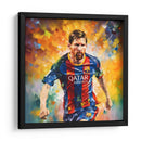Messi En El Barca - Icon Hunter | Cuadro decorativo de Canvas Lab
