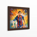 Messi En El Barca - Icon Hunter | Cuadro decorativo de Canvas Lab