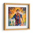 Messi En El Barca - Icon Hunter | Cuadro decorativo de Canvas Lab