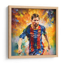 Messi En El Barca - Icon Hunter | Cuadro decorativo de Canvas Lab