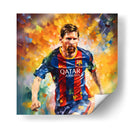 Messi En El Barca - Icon Hunter | Cuadro decorativo de Canvas Lab