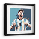 Messi El 10 - Icon Hunter | Cuadro decorativo de Canvas Lab