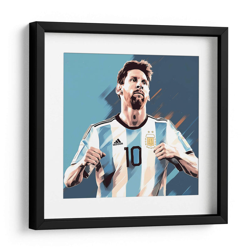 Messi El 10 - Icon Hunter | Cuadro decorativo de Canvas Lab