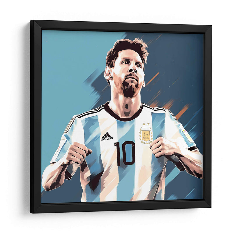 Messi El 10 - Icon Hunter | Cuadro decorativo de Canvas Lab