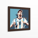 Messi El 10 - Icon Hunter | Cuadro decorativo de Canvas Lab