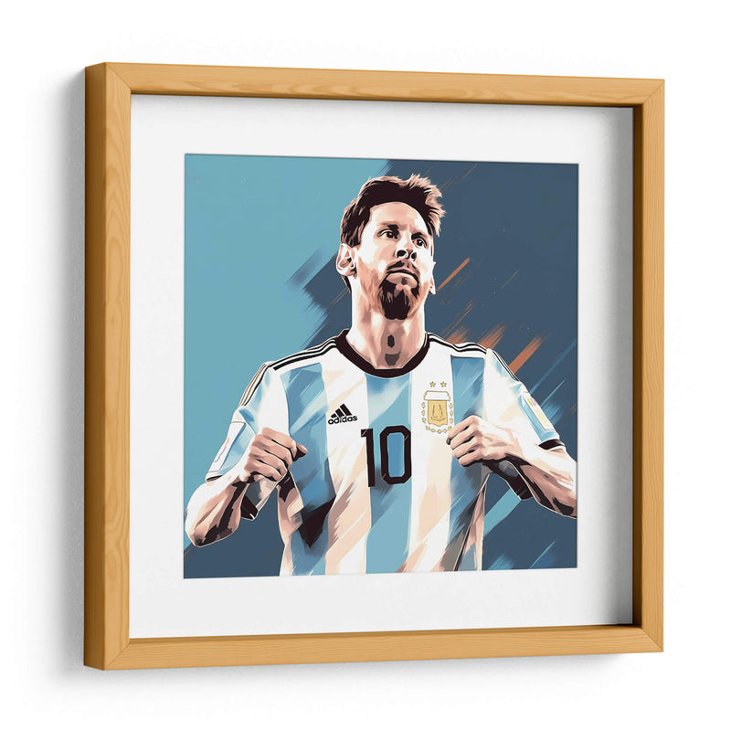 Messi El 10 - Icon Hunter | Cuadro decorativo de Canvas Lab