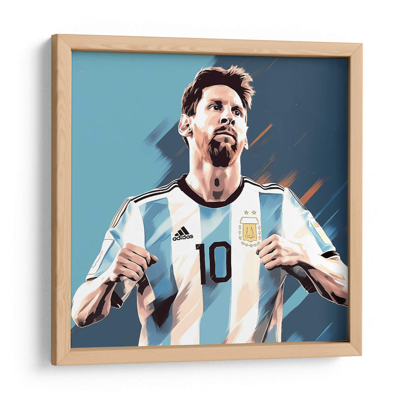 Messi El 10 - Icon Hunter | Cuadro decorativo de Canvas Lab