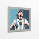 Messi El 10 - Icon Hunter | Cuadro decorativo de Canvas Lab