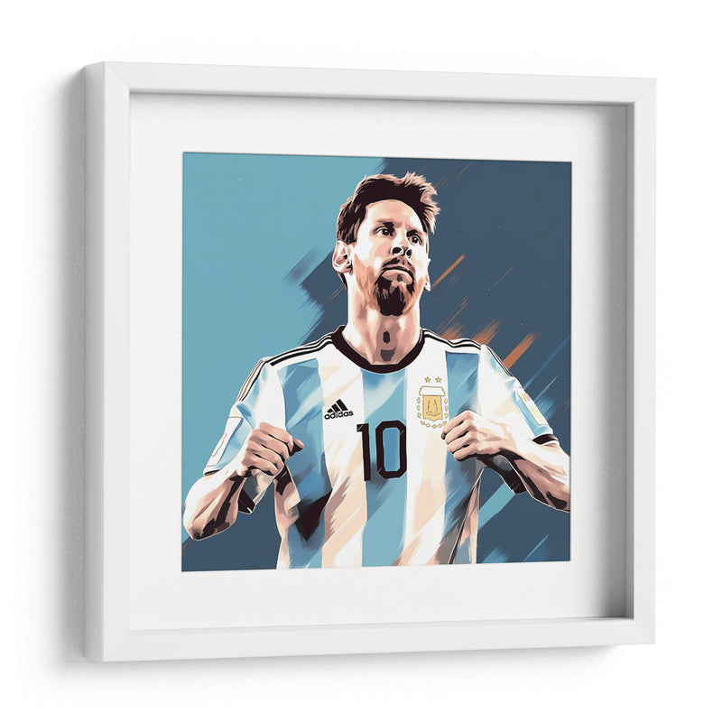 Messi El 10 - Icon Hunter | Cuadro decorativo de Canvas Lab