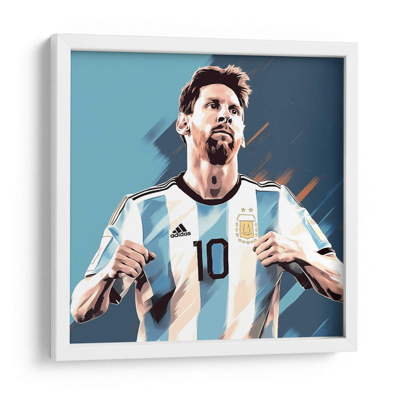 Messi El 10 - Icon Hunter | Cuadro decorativo de Canvas Lab