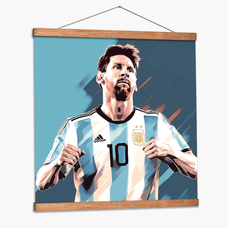 Messi El 10 - Icon Hunter | Cuadro decorativo de Canvas Lab