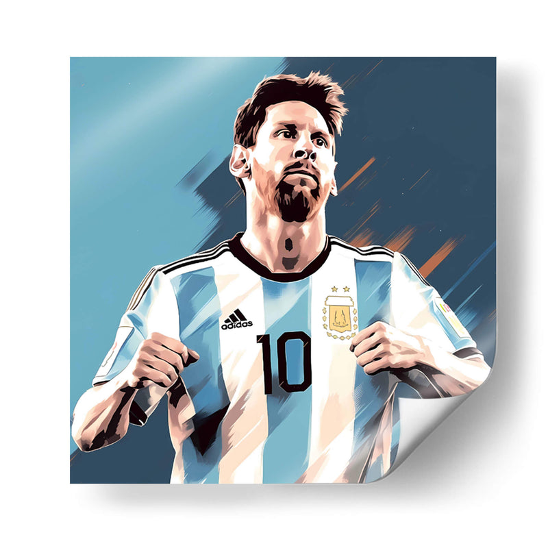 Messi El 10 - Icon Hunter | Cuadro decorativo de Canvas Lab