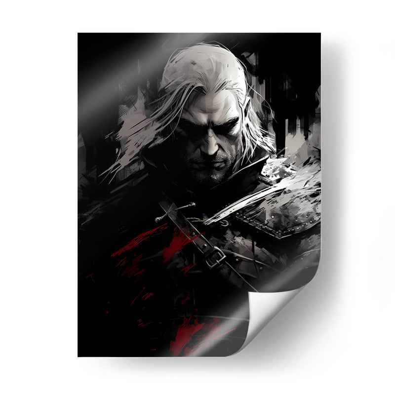 Geralt The Witcher - Jann Kant | Cuadro decorativo de Canvas Lab