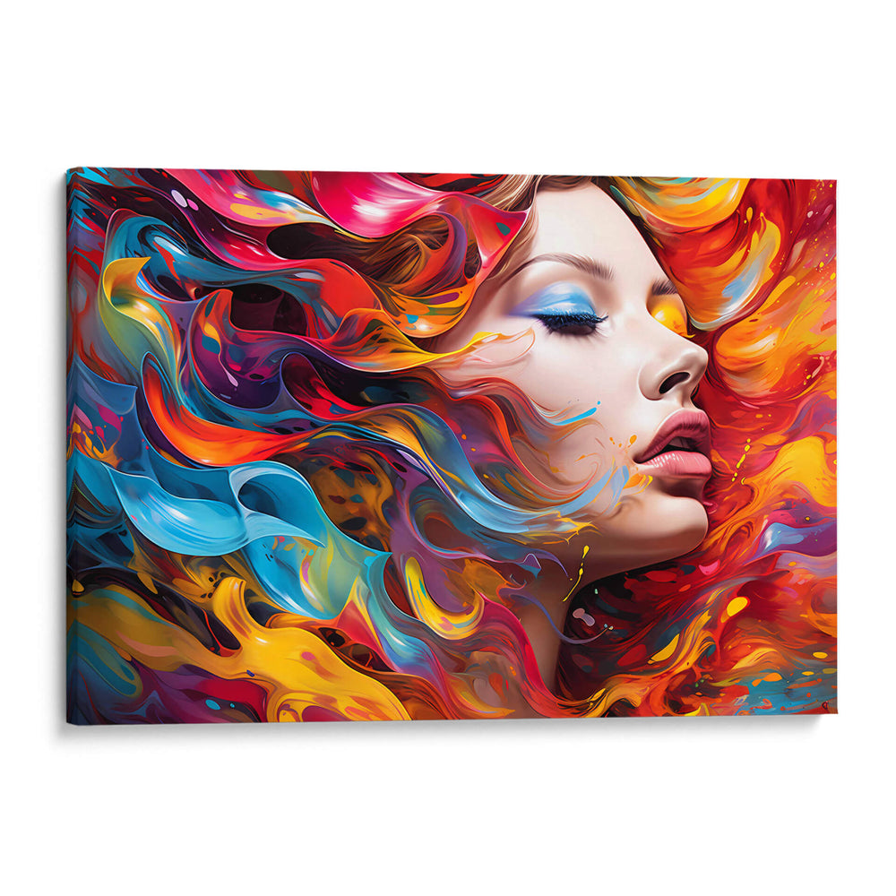Mujer En El Color - Obed Pereyra | Cuadro decorativo de Canvas Lab