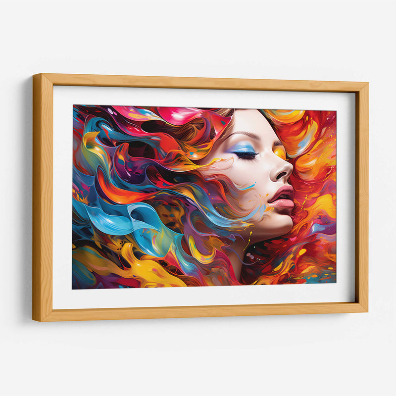 Mujer En El Color - Obed Pereyra | Cuadro decorativo de Canvas Lab