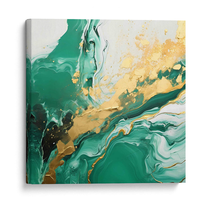 Verde Dorado I - Obed Pereyra | Cuadro decorativo de Canvas Lab
