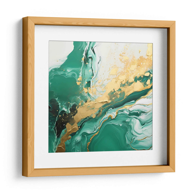 Verde Dorado I - Obed Pereyra | Cuadro decorativo de Canvas Lab