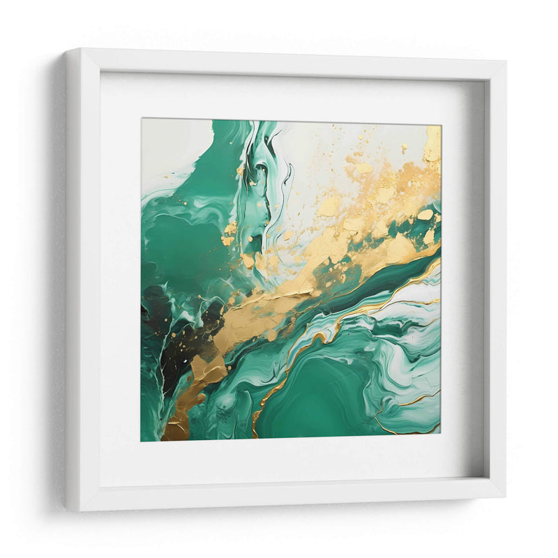 Verde Dorado I - Obed Pereyra | Cuadro decorativo de Canvas Lab