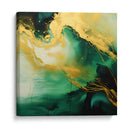 Verde Dorado II - Obed Pereyra | Cuadro decorativo de Canvas Lab