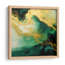 Verde Dorado II - Obed Pereyra | Cuadro decorativo de Canvas Lab