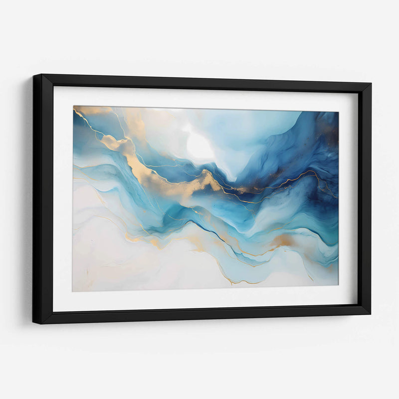 Oro En El Azul - Obed Pereyra | Cuadro decorativo de Canvas Lab