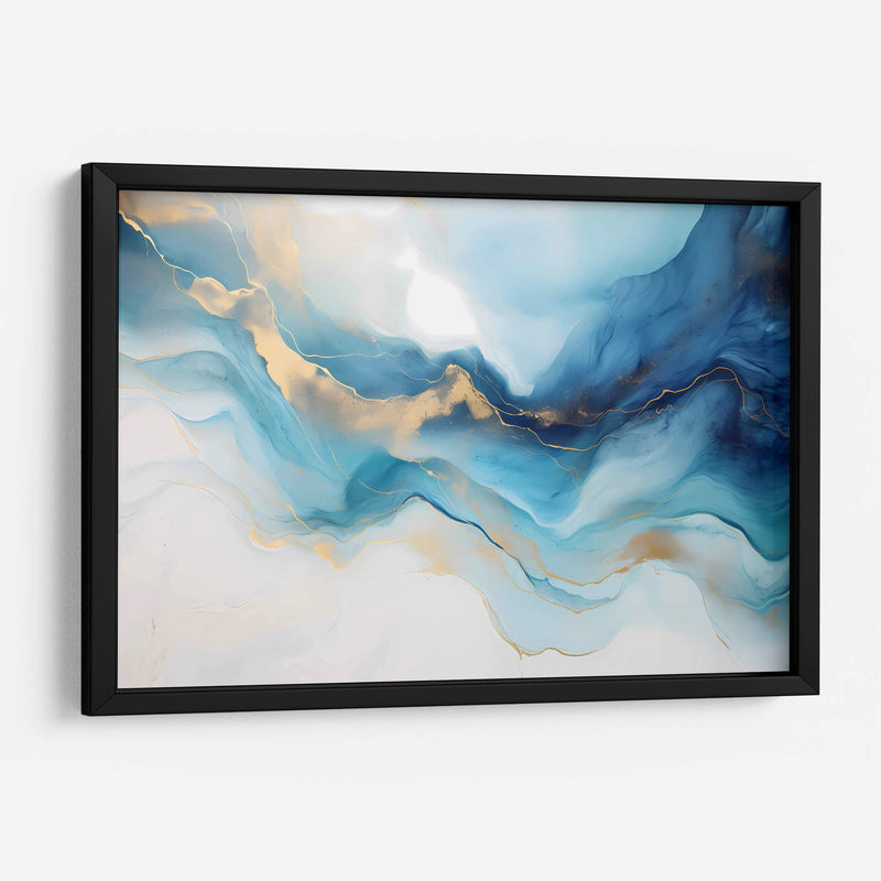 Oro En El Azul - Obed Pereyra | Cuadro decorativo de Canvas Lab