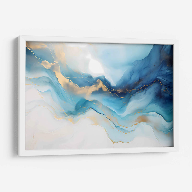 Oro En El Azul - Obed Pereyra | Cuadro decorativo de Canvas Lab