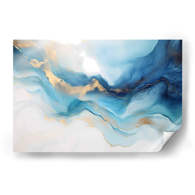 Oro En El Azul - Obed Pereyra | Cuadro decorativo de Canvas Lab